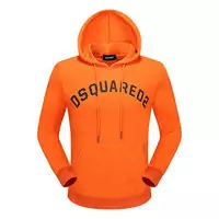 dsquared2 pull sweatshirts hoodies popular automne cotton hoodies  orange